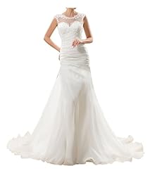 Natural   Waistline Illusion Applique Flared-Skirt Organza/Satin/Tulle 2015  Dress