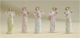 Set of 10 Pastel Garden Angel Blossoms Figures 6