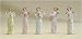 Outdoor Living : Set of 10 Pastel Garden Angel Blossoms Figures 6"