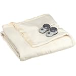 Sunbeam Royal Nights Heated Blanket, Twin, Seashell