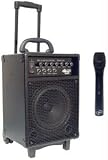 PYLE-PRO PWMA230 200-WATT VHF WIRELESS BATTERY POWERED PA SYSTEM