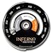Inferno Stove Top Meter (3-30) Magnetic surface thermometer calibrated to measure temperatures on stove top. Rich black porcelain enamel. Stylish new design featuring gray, white, and orange recommended burn-temperature zones. Helps you conserve wood and avoid excess creosote. Quality manufactured in our North Carolina factory.