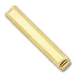 Gold-plated Lined Edge Tie Bar