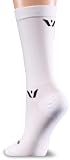 2 Pairs White Small Swiftwick Aspire Seven Golf Socks 7C020ZZ-S Bundle