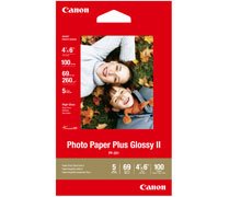 Canon Photo Paper Plus Glossy II, 4 x 6 Inches, 100 Sheets (2311B023)