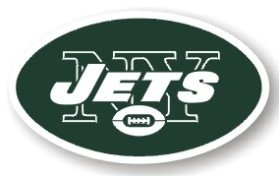 New York Jets 12'' Logo Car Magnet