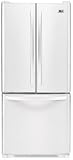 LG LFC20760SW 20 Cu. Ft. Smooth White French Door Bottom Freezer Refrigerator