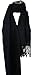 Premium Pashmina Shawl Wrap Scarf - Black