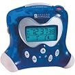 Oregon Scientific RM313PNA Self-Setting Projection Alarm Clock with Indoor Thermometer, Blue