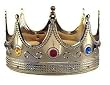 Large Jeweled King Costume Crown