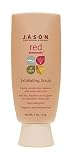 Jason Red Elements Fragrance Free Exfoliating Scrub for All Skin Types, 4-Ounce Tubes (Pack of 2)