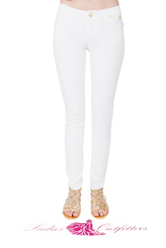 white skinny jeans