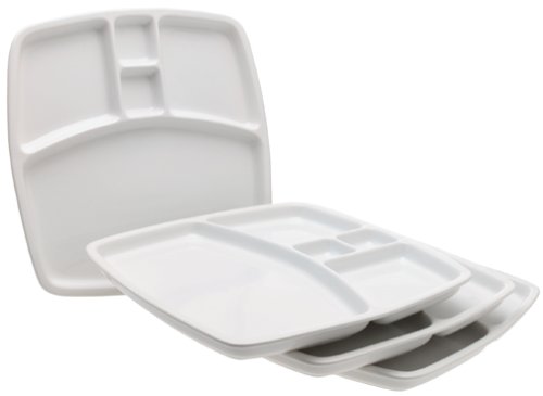 Ceramic Fondue Plates, Set of 4