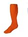 Football Socks | Orange Socks - Midweight Solid-Color Tube-sock, Orange, Small