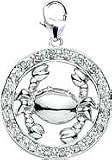 Zodiac Cancer, 14K Gold Diamond Charm
