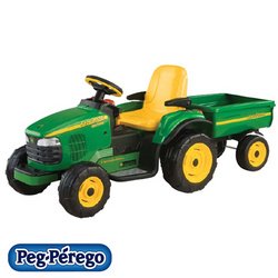 John Deere Lawn Tractor with Trailer