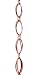 Double Oval Loop Rain Chain by Rain Chains Direct (8.5 Feet)