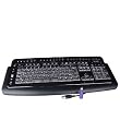 Logisys KB608BK USB MultiMedia Illuminated Keyboard (Black)