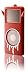 Boomwave Podstar Diablo Case for iPod nano 1G (Bloodbath Red)