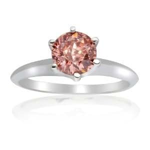 Pink diamond ring amazon