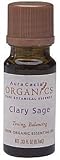 Aura Cacia Organics Essential Oil, Sage Clary 0.33 Oz