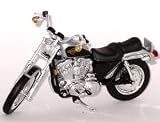 Diecast Model Harley Davidson Sportster (1:18 scale by Maisto) in Black and Silver