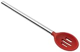 Tovolo Red Silicone Slotted Spoon, 14-Inch