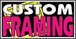 Custom Framing Lightbox Sign