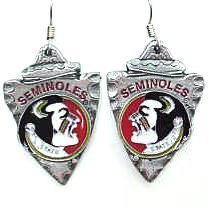Florida State Seminoles Dangle Earrings – NCAA College Athletics Fan Shop Sports Team Merchandise