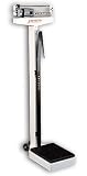 Detecto 438 Balance Beam Doctor/Physician Scale w/ Height Rod & Wheels, 400 lbs, Made in the USA
