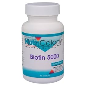 Allergy Research (Nutricology) - Biotin, 5000 mcg, 60 capsules