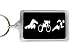 BaySix Triathlon Figures Keychain