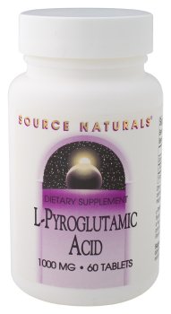 Source Naturals - L-Pyroglutamic Acid, 1000 mg, 60 tablets