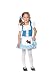 Girls Kids Childrens 2Pc. Darling Dorothy, Peasant Apron Dress And Hair Bows Leg Avenue Costume Halloween Outfit