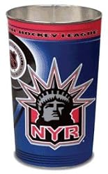 New York Rangers 15" Waste Basket - Hockey Sports Merchandise
