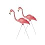 Sculptural Gardens by Heritage Farms Pink Flamingo Pair, Lawn Ornament