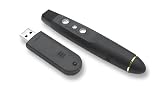 Remote Control Presentation Pointer and USB Receiver - Black