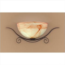 Wall Light in Rust/Brown