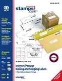 Stamps.com -3-Part Flourescent Labels-NCR No. 903165