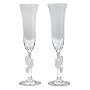 Gorham Amore Dove Toasting Flutes, Set of 2