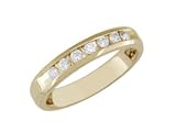 Legacy - size 4.00 14K Yellow Gold Channel Set Diamond Ring - B0002HG7BW