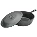 Lodge Logic 3-Quart Covered Chicken Fryer, Black
