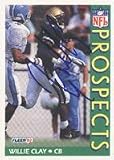 Willie Clay, Georgia Tech Yellow Jackets - Detroit Lions Autographed Card