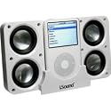 i.SOUND 4X Foldable Portable Speaker with Battery Powered and AC Adapter Included - Replaces DGUN-835 (White)