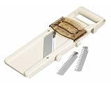 Professional Japanese Mandoline with Three Blades and Safety Gua