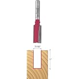 Buy Freud 04-129 7 16-Inch Diameter by 1-Inch Double Flute Straight Router Bit with 1... by Freud