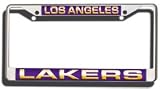 New Los Angeles Lakers Laser Cut Chrome License Plate Frame High Quality Modern Design Beautiful