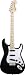 Fender Billy Corgan Stratocaster® Electric Guitar, Black, Maple Fretboard