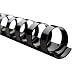 Office Products : GBC(R) CombBind 19-Ring Plastic Binding Combs, 1/4in., 25-Sheet Capacity, Black, Box Of 100