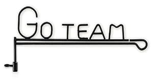 Go Team! Garden Size Flag Pole